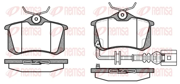Brake Pad Set, disc brake 0263.41
