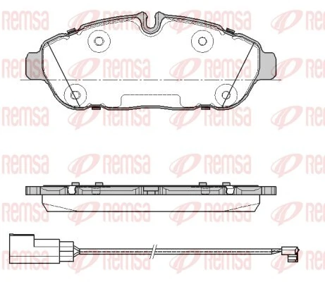 Brake Pad Set, disc brake 1931.01