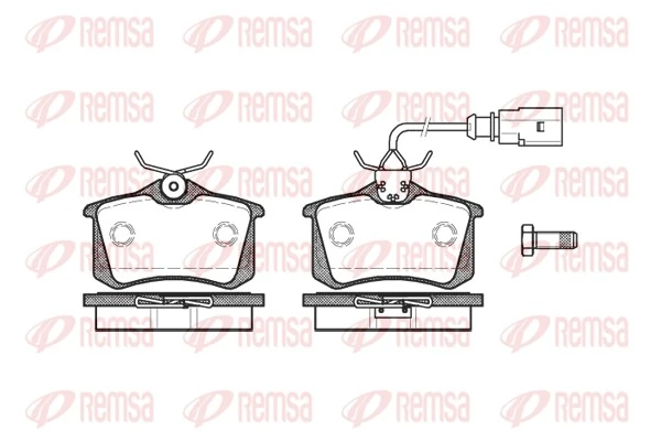 Brake Pad Set, disc brake 0263.51