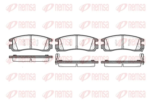 Brake Pad Set, disc brake 0566.22