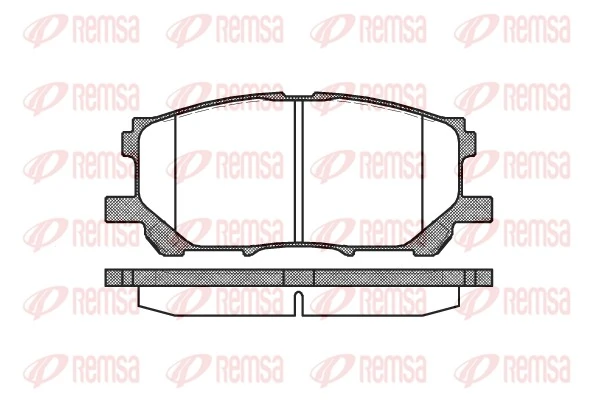 Brake Pad Set, disc brake 1039.00