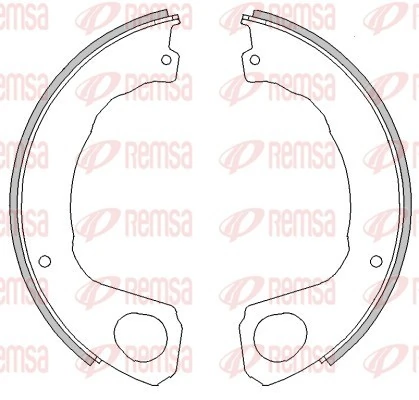 Brake Shoe, parking brake 4453.00