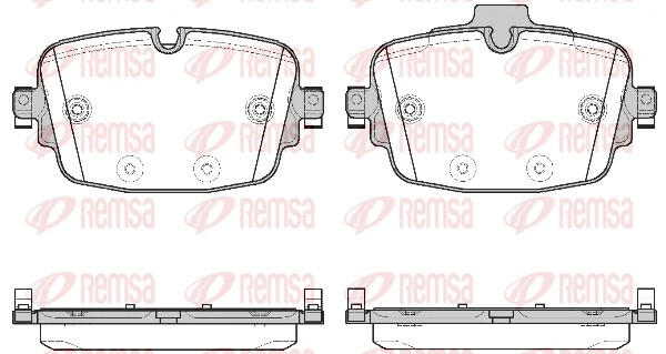 Brake Pad Set, disc brake 1739.00