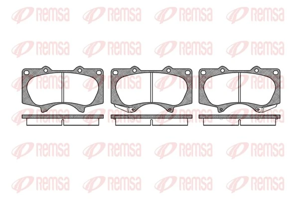 Brake Pad Set, disc brake 0988.00