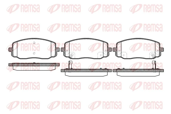 Brake Pad Set, disc brake 1133.02