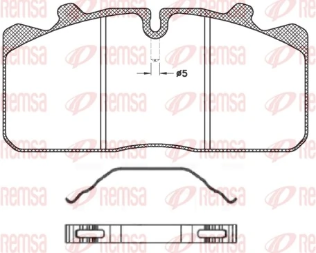 Brake Pad Set, disc brake JCA 658.00