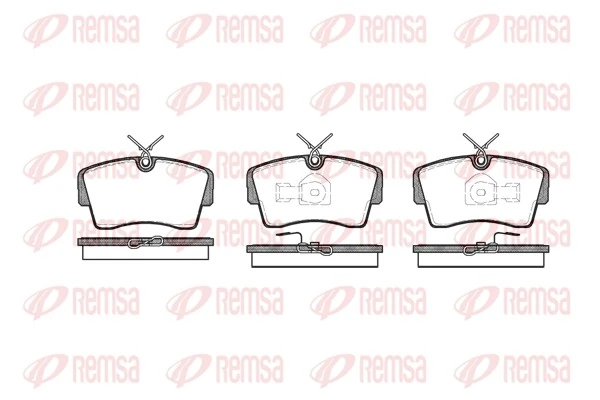 Brake Pad Set, disc brake 0173.00