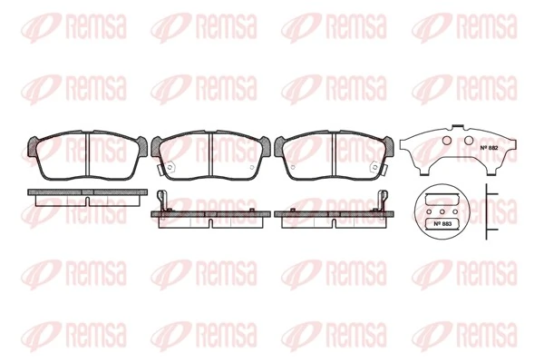 Brake Pad Set, disc brake 0724.02