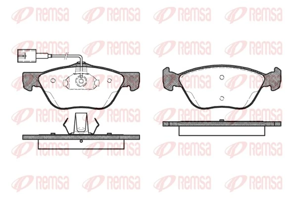 Brake Pad Set, disc brake 0589.42