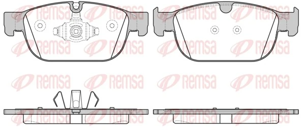 Brake Pad Set, disc brake 1696.00