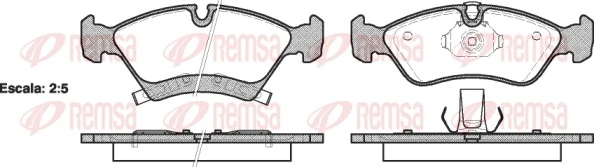 Brake Pad Set, disc brake 1214.02