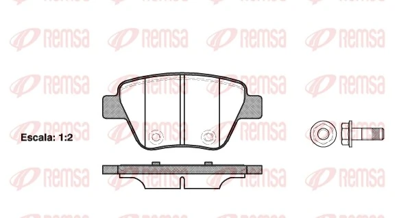 Brake Pad Set, disc brake 1420.00