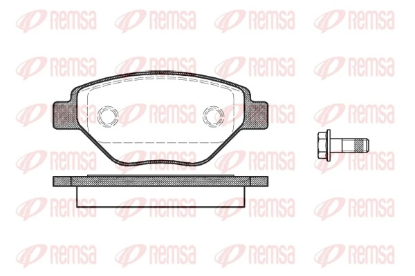 Brake Pad Set, disc brake 0977.00