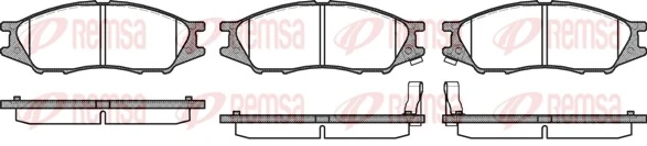 Brake Pad Set, disc brake 1123.02