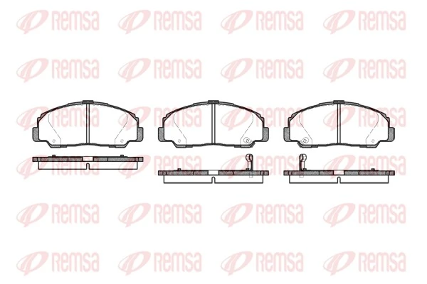 Brake Pad Set, disc brake 0178.32