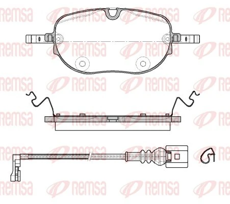 Brake Pad Set, disc brake 1963.01