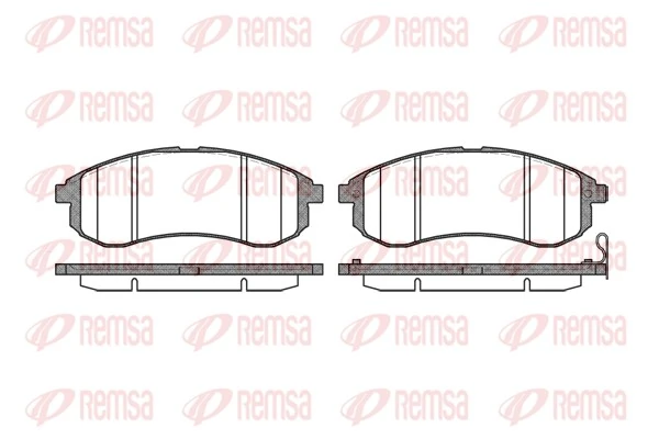 Brake Pad Set, disc brake 1129.01