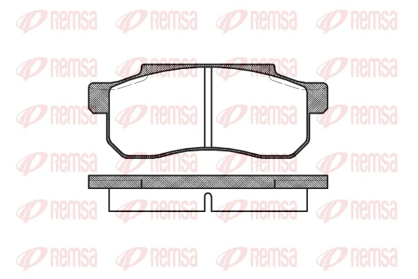 Brake Pad Set, disc brake 0203.00