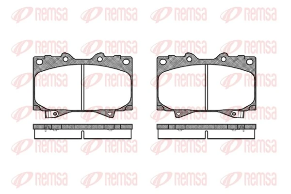 Brake Pad Set, disc brake 0707.04