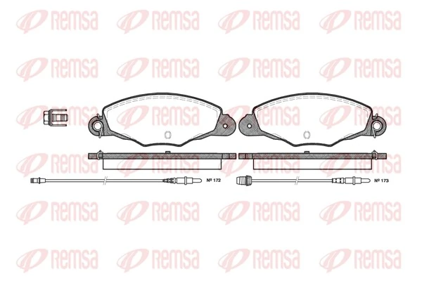 Brake Pad Set, disc brake 0659.04