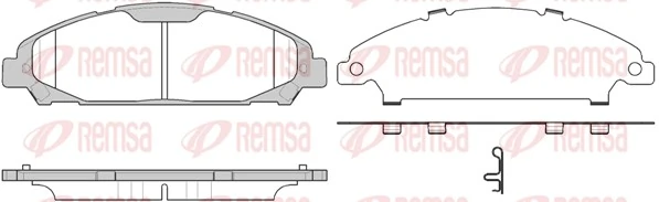 Brake Pad Set, disc brake 1620.00
