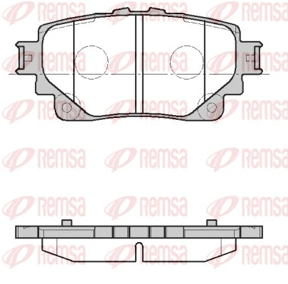 Brake Pad Set, disc brake 1872.00