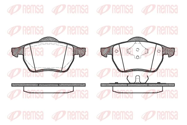 Brake Pad Set, disc brake 0390.00
