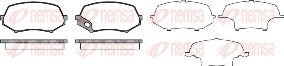 Brake Pad Set, disc brake 1337.00