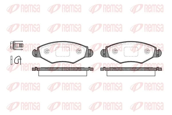 Brake Pad Set, disc brake 0643.20