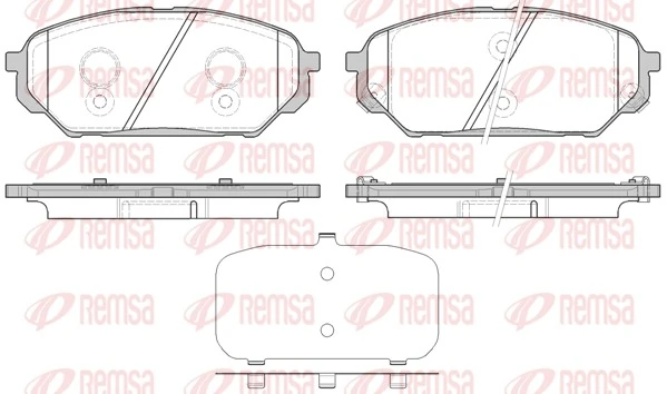 Brake Pad Set, disc brake 1322.12