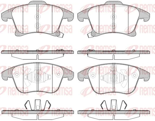 Brake Pad Set, disc brake 1249.22