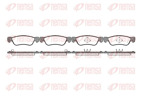 Brake Pad Set, disc brake 0295.04