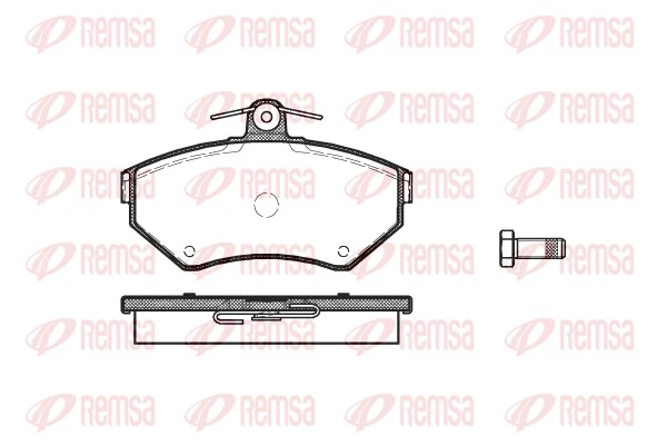 Brake Pad Set, disc brake 0631.10
