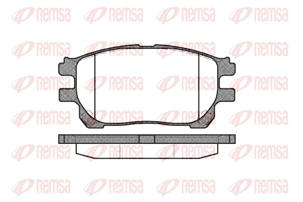 Brake Pad Set, disc brake 1143.00