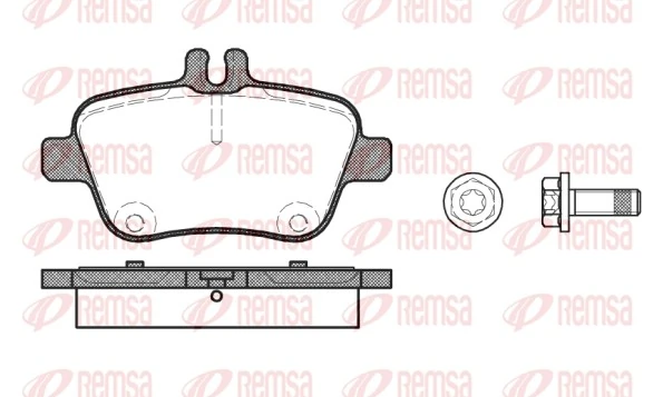 Brake Pad Set, disc brake 1477.00