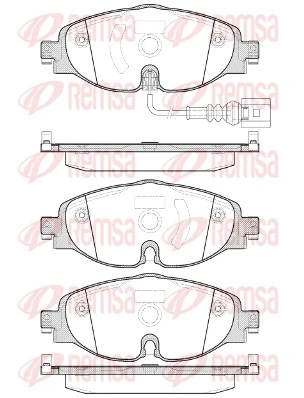 Brake Pad Set, disc brake 1515.01