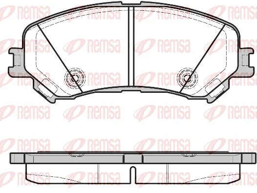 Brake Pad Set, disc brake 1318.20