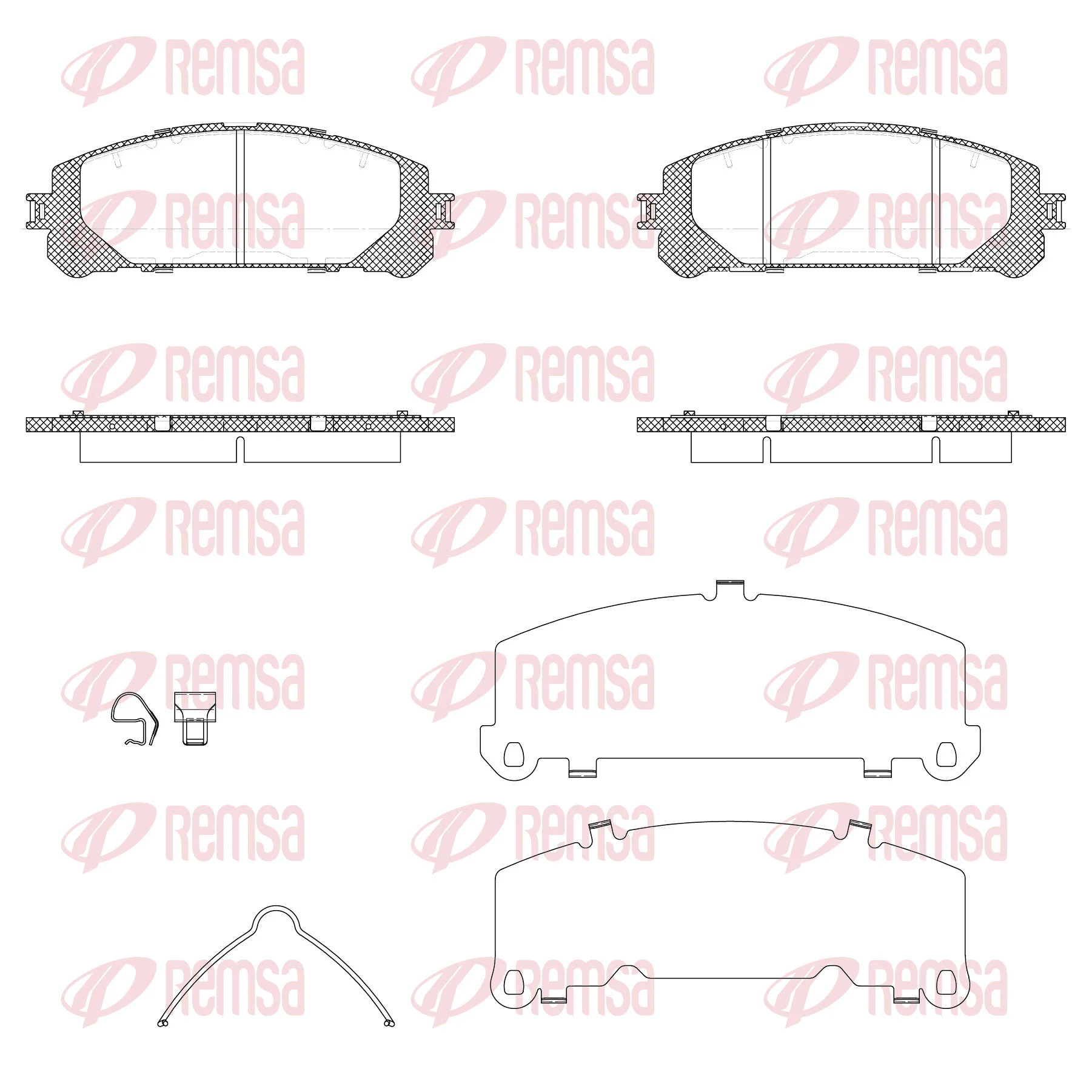 Brake Pad Set, disc brake 1312.30