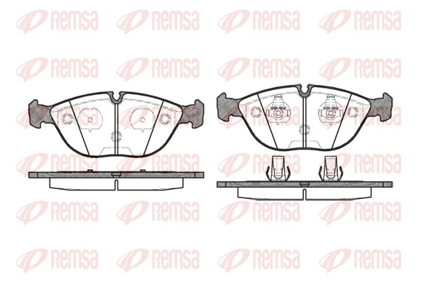 Brake Pad Set, disc brake 0597.00