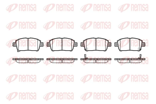 Brake Pad Set, disc brake 0971.02