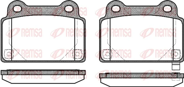 Brake Pad Set, disc brake 1364.02