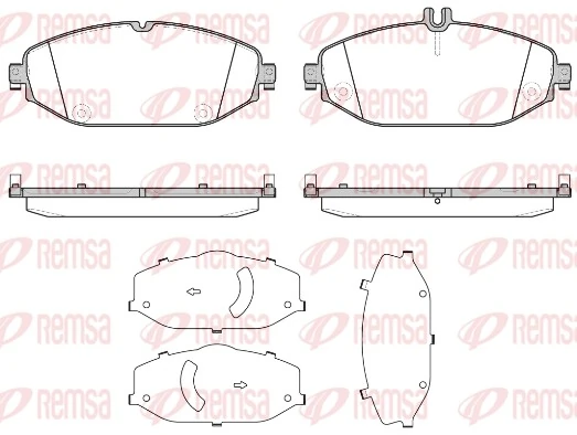Brake Pad Set, disc brake 1618.00