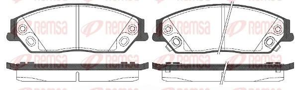 Brake Pad Set, disc brake 1467.02