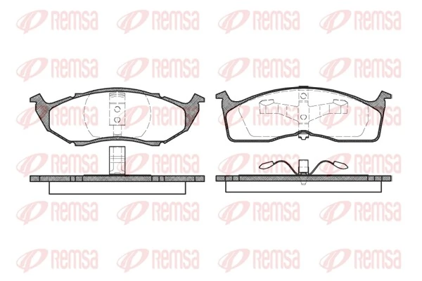 Brake Pad Set, disc brake 0610.00
