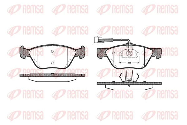 Brake Pad Set, disc brake 0589.02