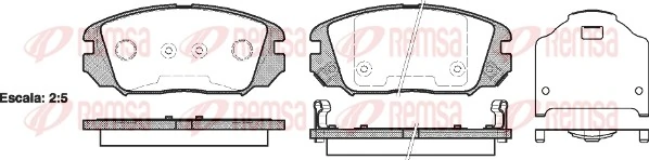 Brake Pad Set, disc brake 1204.02