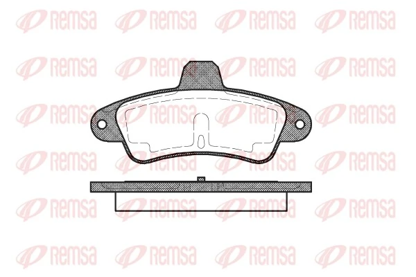 Brake Pad Set, disc brake 0433.00