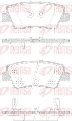 Brake Pad Set, disc brake 1362.42