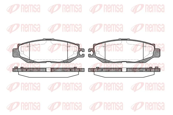 Brake Pad Set, disc brake 0457.00