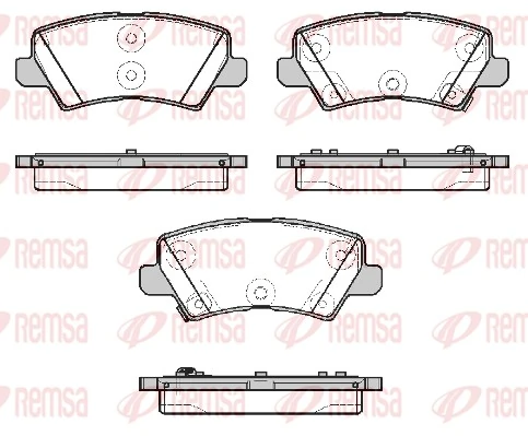 Brake Pad Set, disc brake 1804.02